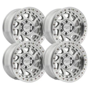(Set-4) Dirty Life Enigma Race 17x9 5x127 -12mm Machined Wheels Rims 17 Inch - Picture 1 of 4