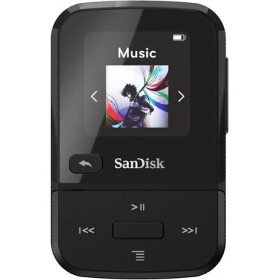 SanDisk Clip Sport Go 32GB MP3 Player - Black - Image 1 of 4