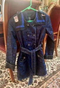 CUSTO Barcelona Trenchcoat. Dunkelblau, Gr. 38. - Bild 1 von 4