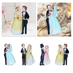 Wedding Cake Topper, Wedding Cake Dolls, Bride and Groom Couple Statue for