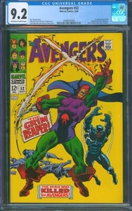 Avengers #52 🌟 CGC 9.2 🌟 1. App des Sensenmanns! Marvel Graded Comic 1968 - Bild 1 von 2