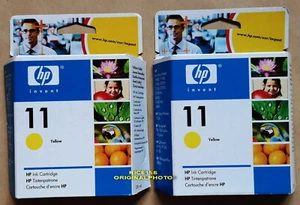 HP Tintenpatronen Original 2 X Yellow HP 11 - Bild 1 von 2