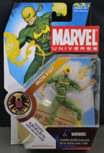 Marvel Universe Iron Fist w/ S.H.I.E.L.D. File 3.75" Figure 017 NIP 100422MGL3 - Picture 1 of 2