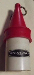 LLAVERO FLOTANTE VINTAGE MERCURIO/RALPHS MARINE SUPPLY DELAWARE OHIO BARCO - Imagen 1 de 8