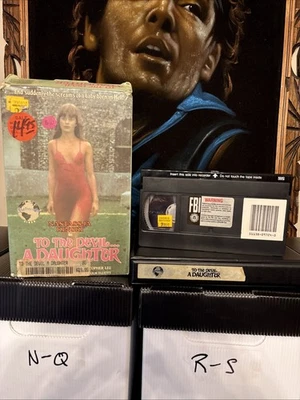 To the Devil a Daughter VHS 1976 Horror Christopher Lee Big Box Kinski - Image 1 of 3