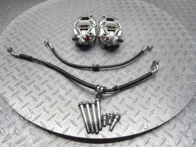 2018 11-20 Suzuki GSXR 750 GSXR750 Front Brake Caliper Left Right Line Hose Pad - Image 1 of 4