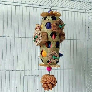 Bird Chewing Toy Shredding Toy Novelty Cage Toy Parrot Chewing Corn Husk Toy - Picture 1 of 11
