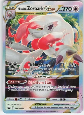 Hisuian Zoroark VSTAR - Promo SWSH: Sword & Shield Promo Cards SWSH298 LP-NM - Image 1 of 2