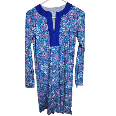 Coolibar платье береговой плавать прикрыть платье SPF50 + длинным рукавом плавать прикрыть XS - Изображение 1 из 4