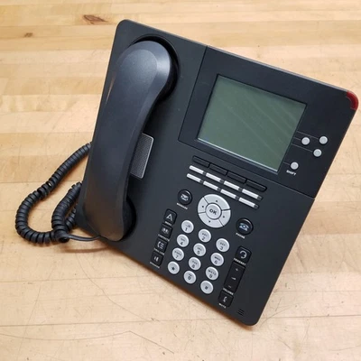 Avaya Model 9650 IP Phone, Black - USED - Image 1 of 4