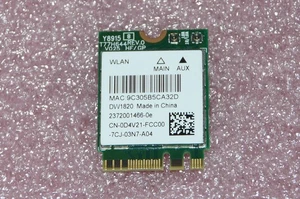 Qualcomm Atheros QCNFA344A 802.11ac WLAN WiFi Card M.2 do Dell Precision 3520 - Zdjęcie 1 z 2