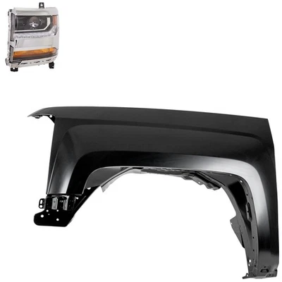 Headlight Kit For 2016-2018 Chevrolet Silverado 1500/LD Left Lens/Housing Xenon Foto 1 de 4