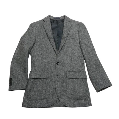 Blazer J Crew Ludlow Para Hombres 34S Gris Espiga Lana Abrigo Deportivo Luna Británico Foto 1 de 4
