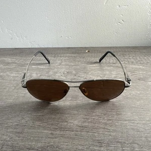 Serengeti Sunglasses Brando Silver Black Aviator FRAMED ONLY Vintage - Picture 1 of 7