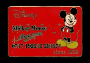 DS Store Mickey Mouse Credit Card Since 1928 LE 250 Disney Pin 56524 - Picture 1 of 1
