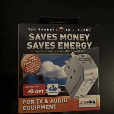 Intelliplug by oneclick / E-on - Energy Saving Plug For TV & Audio Equipment - Image 1 of 3