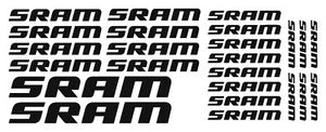 Calcomanías adhesivas de vinilo Sram 24 piezas. Bicicleta MTB Ciclismo Trek Cube Scott Specialized - Imagen 1 de 2