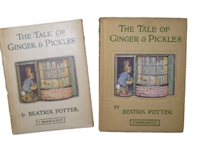 Vintage THE TALE OF GINGER & GURKEN By Beatrix Potter F Warne & Co - H56 - Bild 1 von 9