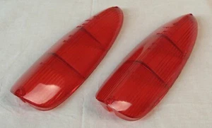 VW Typ 3 Tail Light Lenses All Red Notchback Fastback Squareback 61-69 - Picture 1 of 1