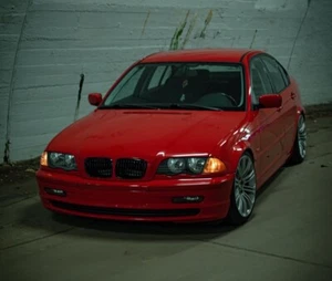 Griglia Anteriore Maschera Nero Lucido Per BMW E46 Berlina Touring Compact - Picture 1 of 4