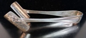 Seltene EPNS Sheffield England Spargelzange Antik Anfang 1900 Spargel Motiv - Bild 1 von 12