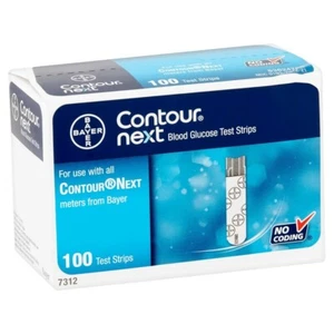 Contour Next  Wireless Blood Glucose Monitor +100 test strips ozhealthexperts - Picture 1 of 1