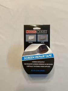 Magic Mesh Screen Repair Tape 9ft X 2in Window & Doors Screen Repair New Sealed - Picture 1 of 5