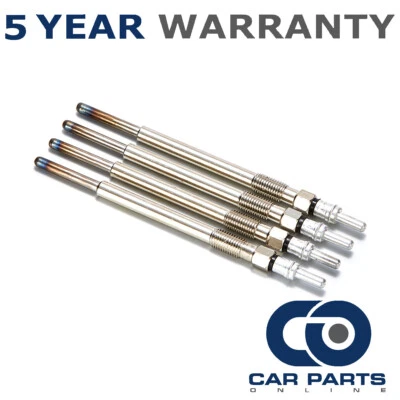 4X PARA PEUGEOT 207 1.4 HDI 70 (2006-) CONJUNTO COMPLETO DE PLUGUES DE INCANDESCÊNCIA AQUECEDOR DIESEL - Imagem 1 de 2