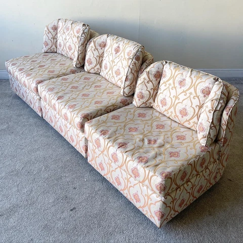 1980s Henredon Folio 500 Sectional Sofa - 3 Pieces Cover