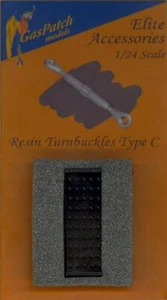 GasPatch Models 1/24 ŻYWICZNE KLAMRY TYPU C (50 sztuk) - Zdjęcie 1 z 2