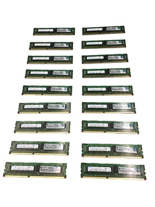 Lot Of 18 Samsung 4GB 1Rx4 PC3L-10600R Server Memory M393B5270CH0 605312-071 - Picture 1 of 2