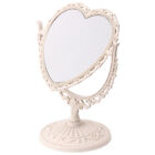 Heart- Shaped Cosmetic Mirror Double- Sided Magnifying Makeup