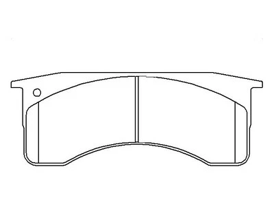 Conjunto de pastilhas de freio 25673DRQZ para 2008 Hino 258ALP - Imagem 1 de 2