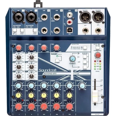 Soundcraft Notepad 8FX - Analogmixer