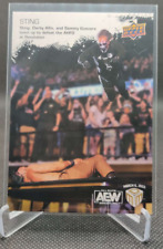 2022 Upper Deck AEW Match Dated Moments #3 Sting wrestling card