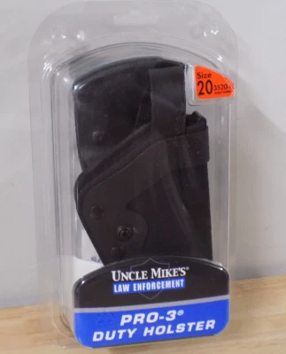 Uncle Mike's Law Enforcement Pro-3 Duty Holster, Size 20 Right Hand, 3520-1 - Image 1 of 2