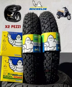 3.50 10 59J PAAR MICHELIN S83 DOT / JAHR 2025 + LUFTKAMMERN PIAGGIO VESPA REIFEN - Bild 1 von 5