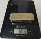 696 Grams Scrap Gold Bar For Gold Recovery Melted Different Computer Coin Pins