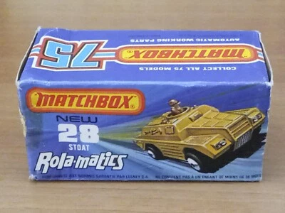 Matchbox Superfast: N°28 STOAT, Rola-Matics. Con Scatola. - Immagine 1 di 4