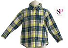 Crazy 8 Plaid Collared Button Up Long Sleeve Shirt Baby Boy Size 18-24 Months