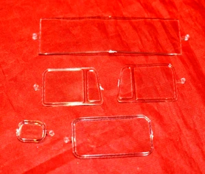AMT International Paystar 5000 Dump Truck Cab Glass 1/25 - Picture 1 of 1