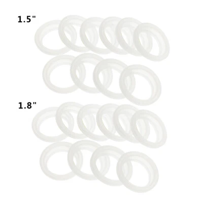 10Pcs_Silicone Sealing Rings Gaskets for Vacuum Bottles 4.5/5.2cm Cover AU - Image 1 of 2