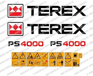 Terex PS4000 Dumper Aufkleber - Bild 1 von 1