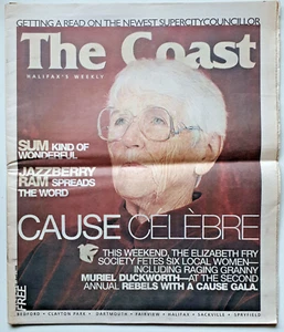 THE COAST Halifax's Weekly Newspaper March 25 1999 MURIEL DUCKWORTH - Picture 1 of 1