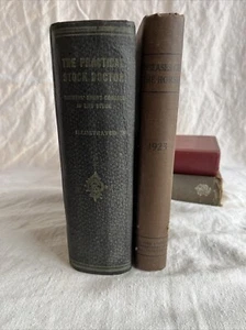 1920 The Practical Stock Doctor & Diseases of the Horse antique books vet gift - Picture 1 of 13