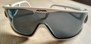ALPINA Swing S Sportbrille Skibrille Sonnenbrille weiß, Retro - Bild 1 von 6