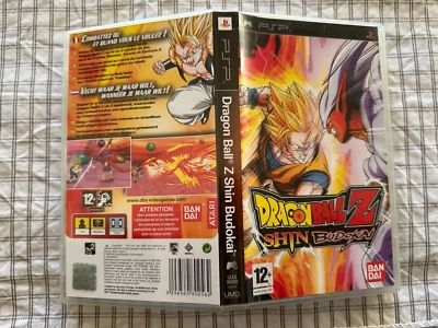 Dragon Ball Z Shin Budokai (Sony PSP) Black Label CIB FRENCH ENGLISH Free Region - Image 1 of 2