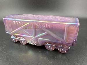 Boyd Vetro Speciale Treno Carrozza Carbone in Viola Carnevale Diamante B - Foto 1 di 17