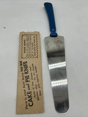 Cuchillo para pasteles Tía Jenny True Blue mango de agatrón correo en publicidad cocina Foto 1 de 4
