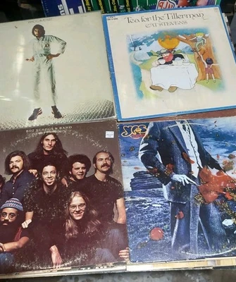 6 Prog Rock, Rock, Country Rock Vinyl Album Lot Yes, Boz Skaggs, Cat Stevens - Image 1 of 2